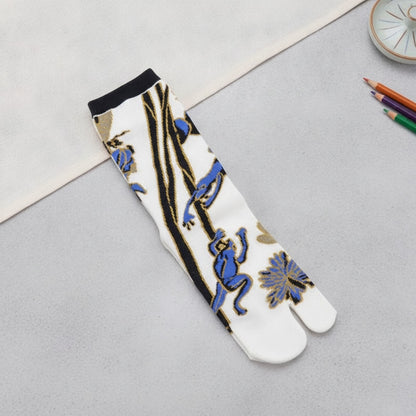Chaussettes Femme Style Japonais Motif Cartoon Coton & Polyester