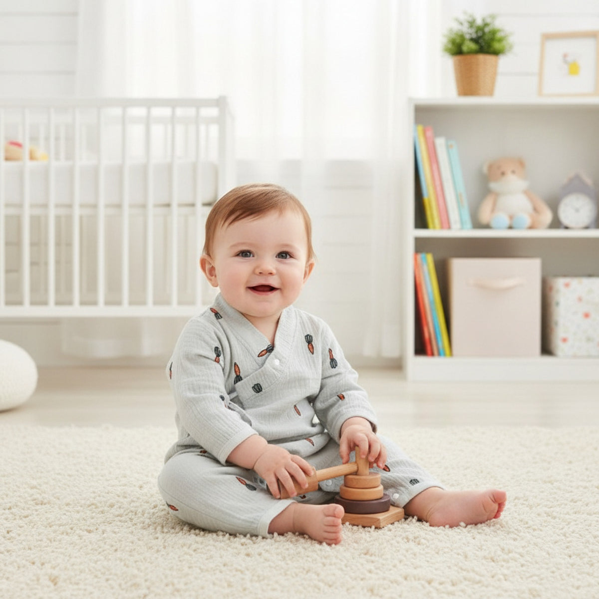 Barboteuse Bébé Mixte 100% Coton Été - ZoErLi