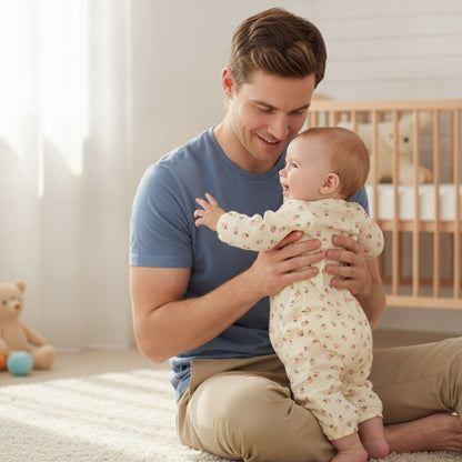Barboteuse Bébé Mixte en Coton : Confort Quotidien pour Été