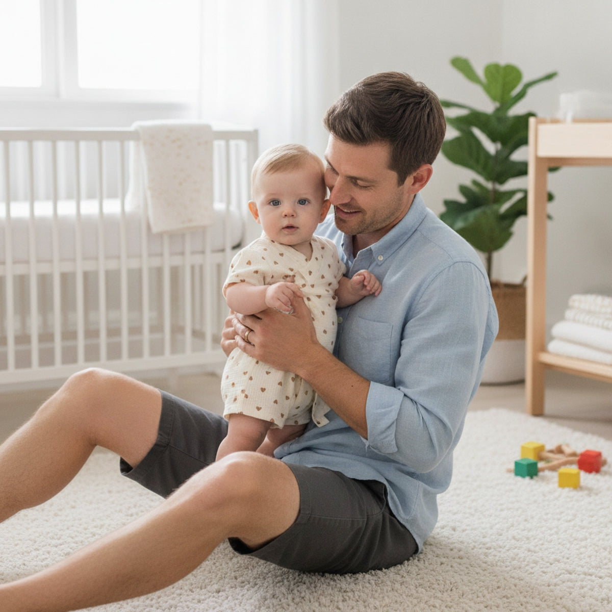 Barboteuse Bébé en Coton Muslin - Confort d'Été Respirant