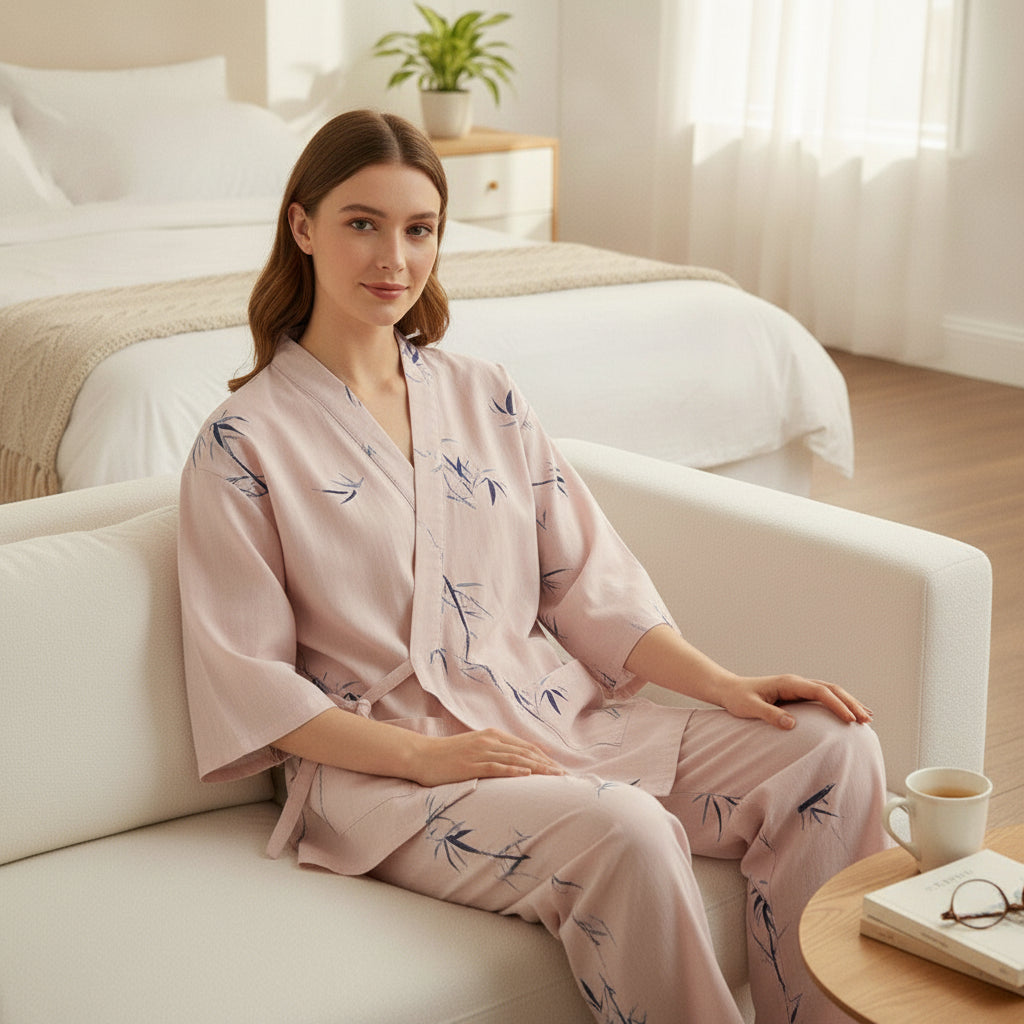 Pyjama Femme 100% Coton - Confort & Style Estival
