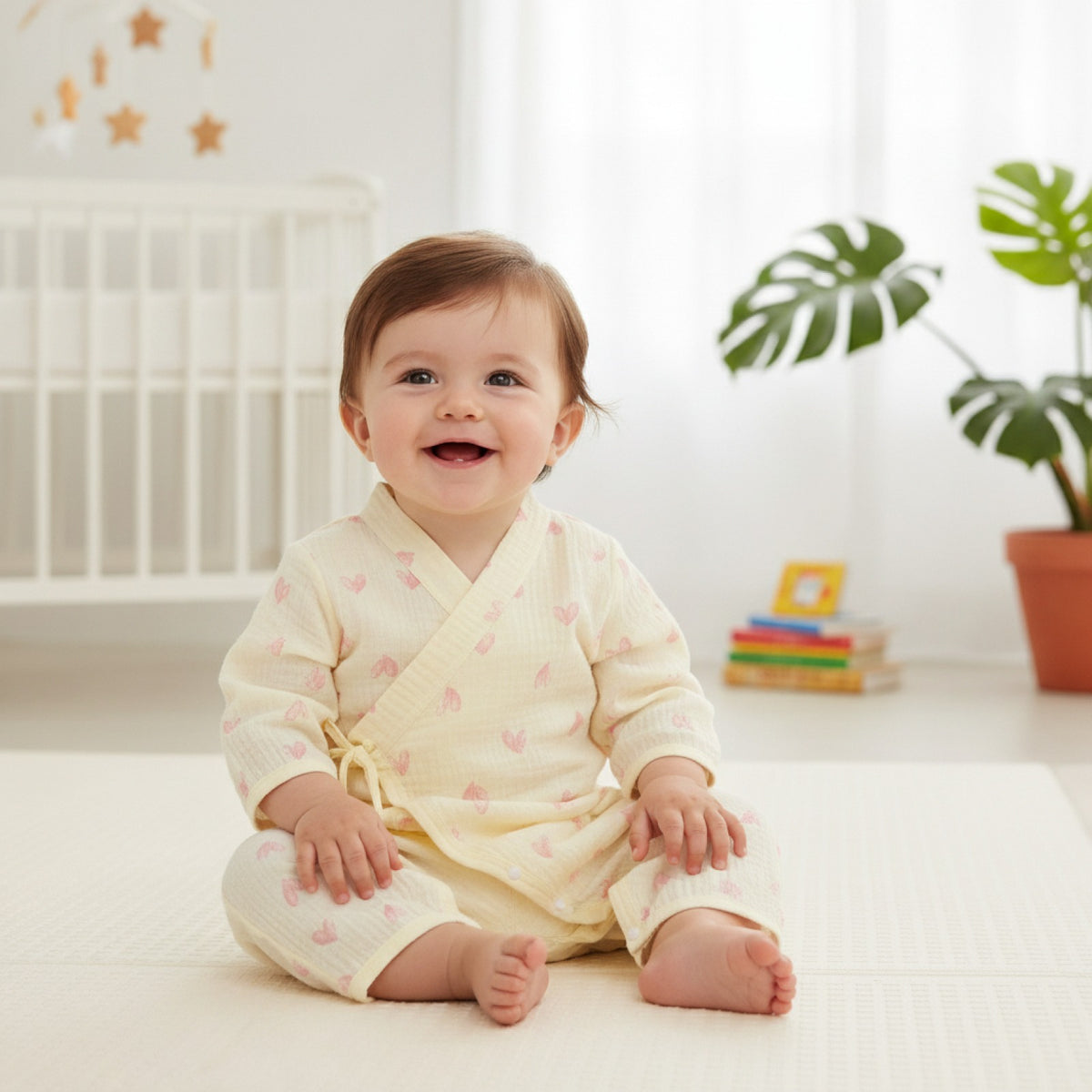 Barboteuse Bébé Mixte ZoErLi en Coton - Motif Géométrique Été