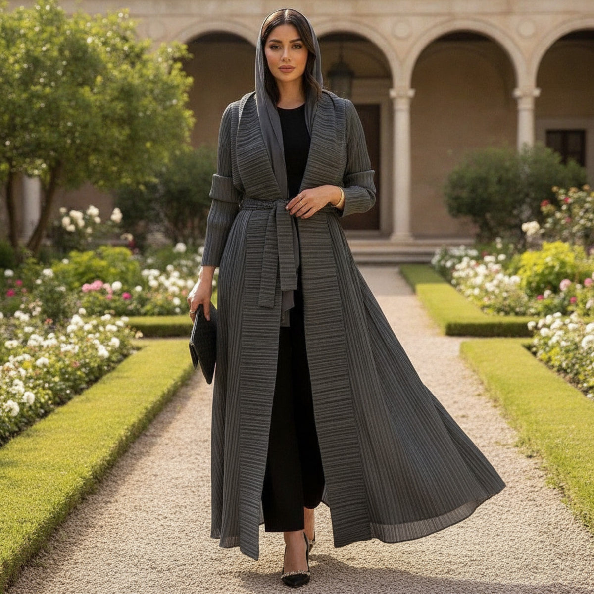 Kimono Long Abaya Femme Style Casual Chic