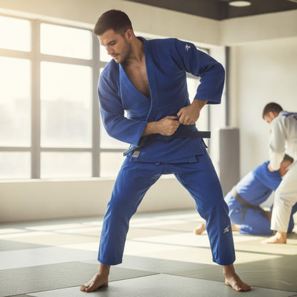 Kimono Judo 100% Coton Respirant - Uniforme Arts Martiaux Unisexe