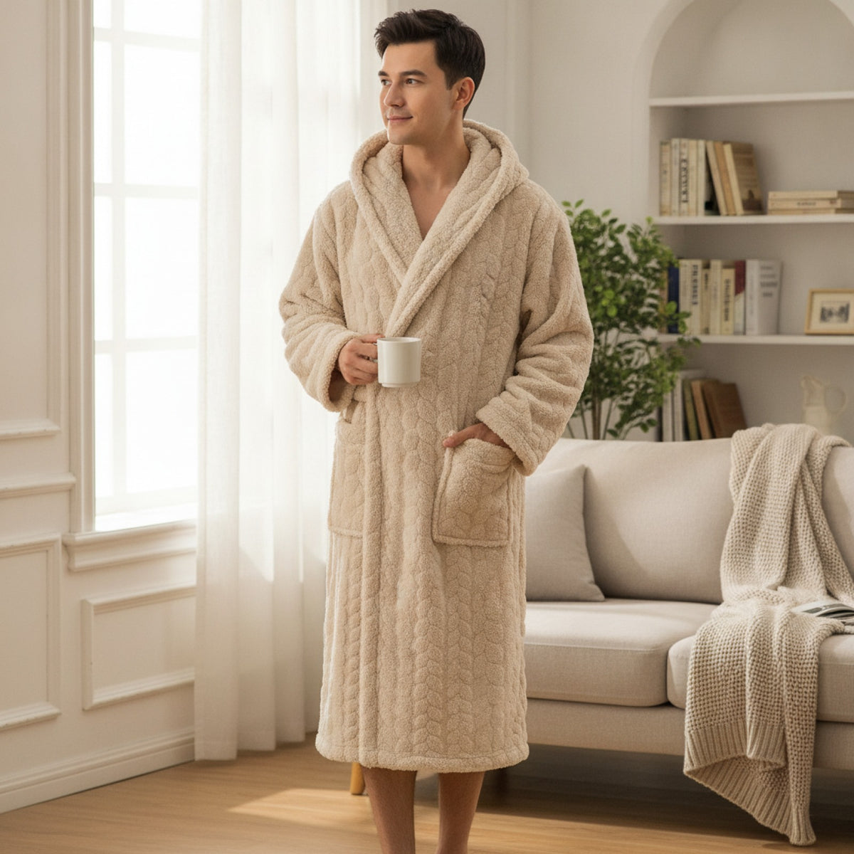 Kimono Peignoir Polaire Femme - Doux et Chaud pour l'Hiver