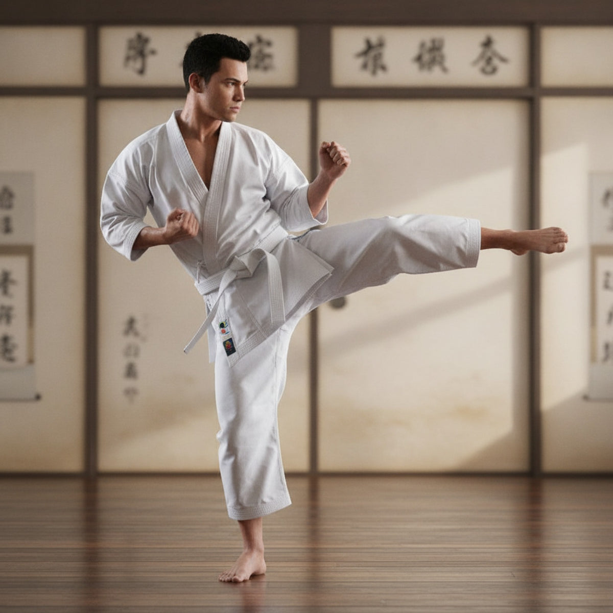 Gingpai Sport : Kimono de Karaté Blanc pour Homme, Femme et Enfant