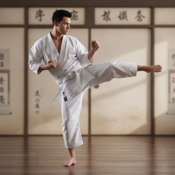 Gingpai Sport : Kimono de Karaté Blanc pour Homme, Femme et Enfant