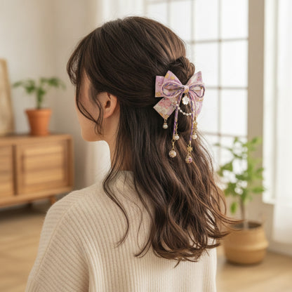 Pince à Cheveux Noeud Chic pour Femme - Plusieurs Couleurs Disponibles
