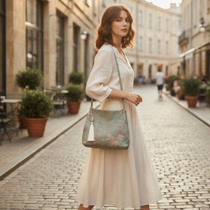 Sac Bandoulière Femme en Soie - Style Mode