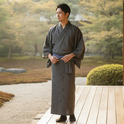 Ceinture Kimono Homme Traditionnelle - Longueur 3.85m, Largeur 9.5cm