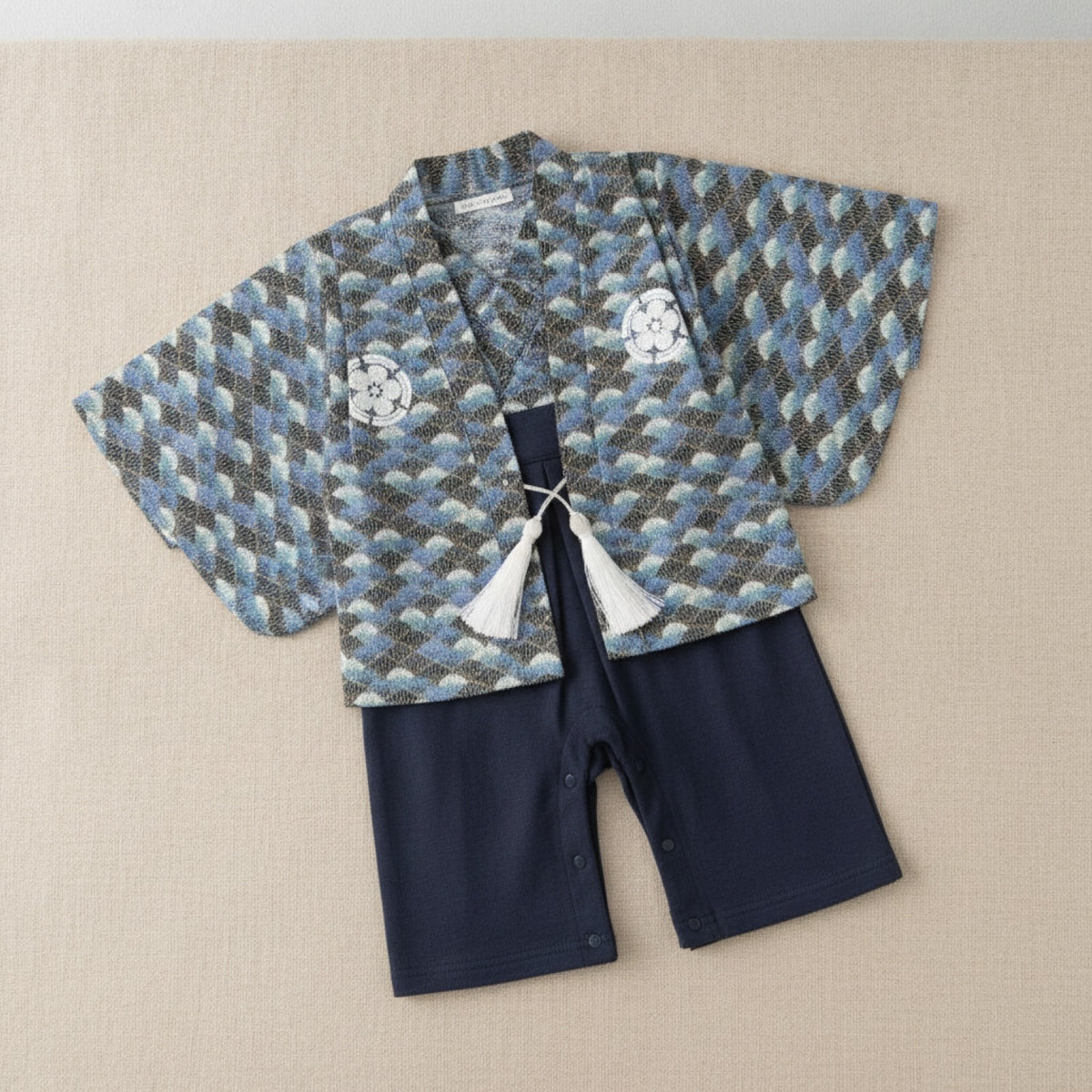Ensemble Kimono et Pantalon Bébé Garçon Style Japonais YSOYOK