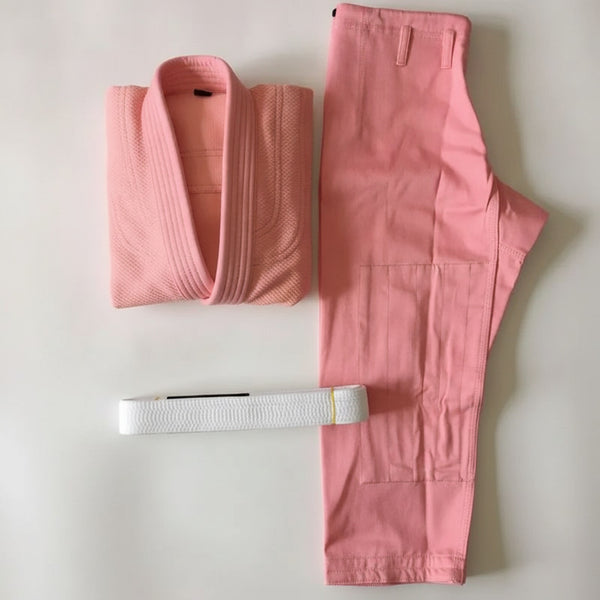 Kimono Rose BJJ Gi Sunkendo pour Enfants et Femmes - Confort & Performance