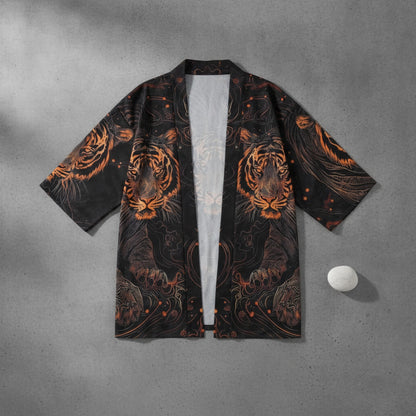 Kimono Court Homme Polyester Style Japonais Léger