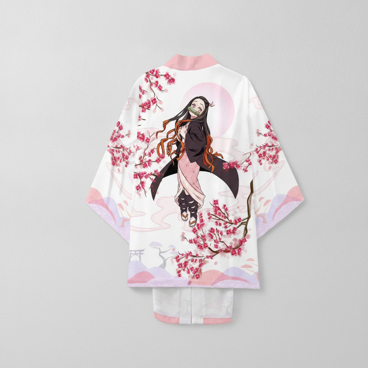 Kimono Court Polyester Style Japonais pour Homme