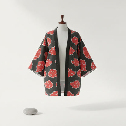 Kimono Court Léger Polyester Motif Ethnique Wifru