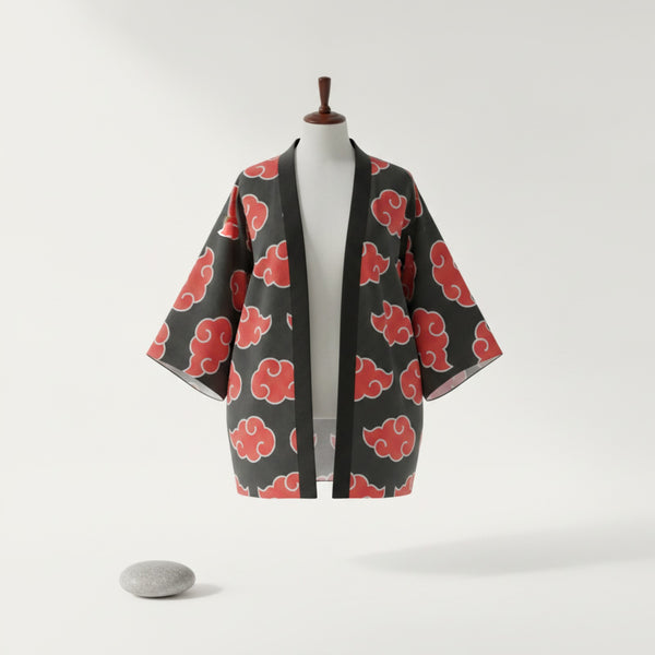 Kimono Court Léger Polyester Motif Ethnique Wifru