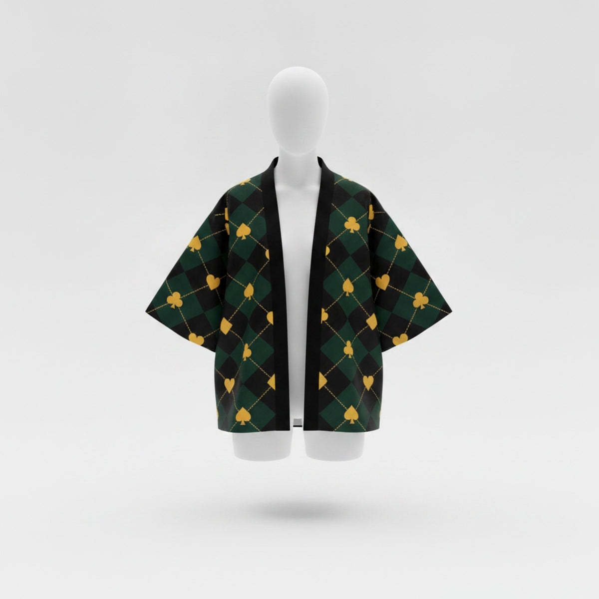 Kimono Court Polyester Style Asiatique pour Homme et Femme