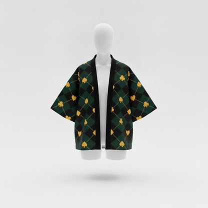 Kimono Court Polyester Style Asiatique pour Homme et Femme