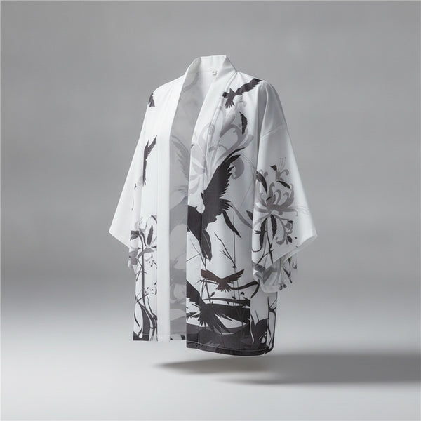 Kimono Homme Polyester Style Traditionnel Japonais