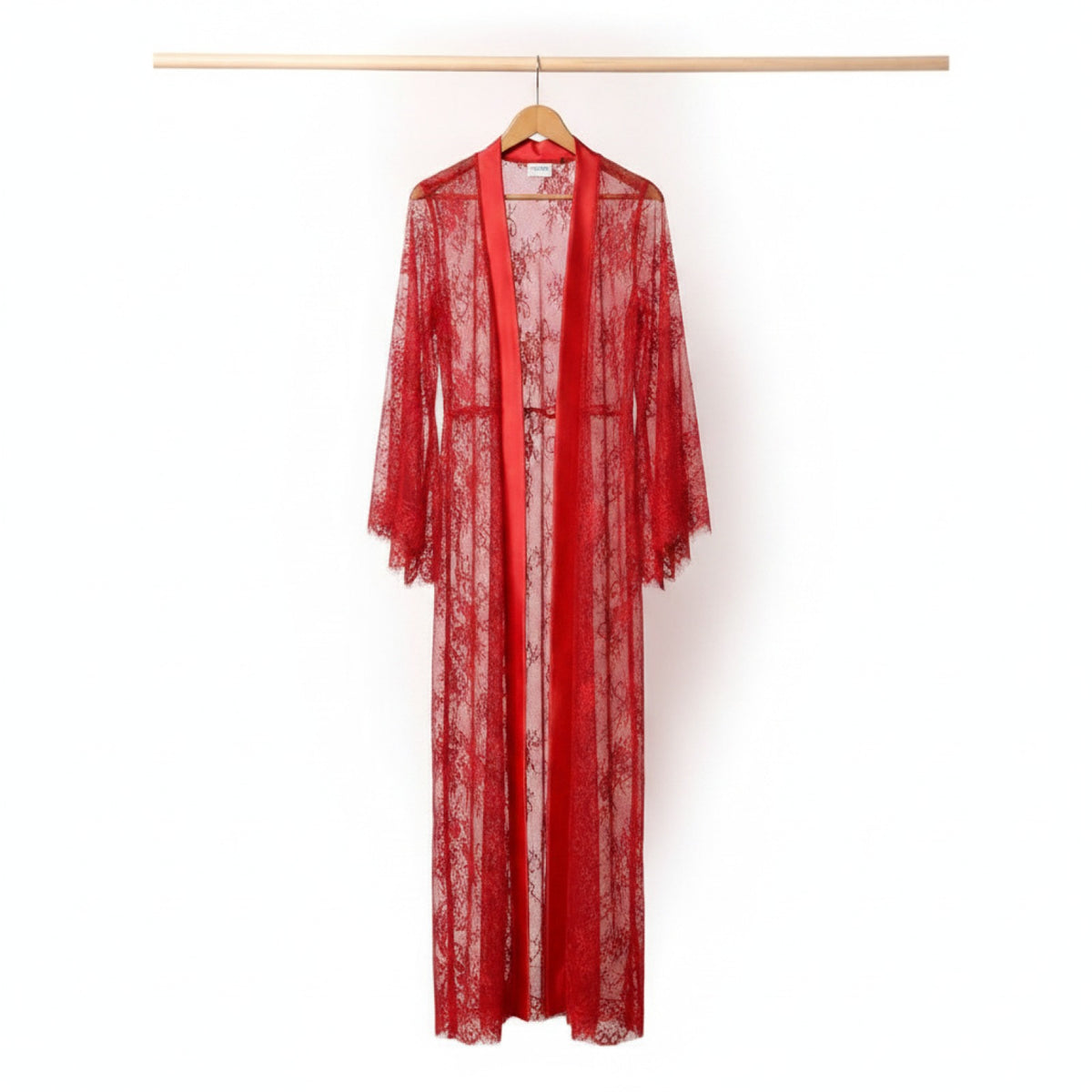 Kimono Long en Dentelle pour Femme - Style Sexy et Élégant
