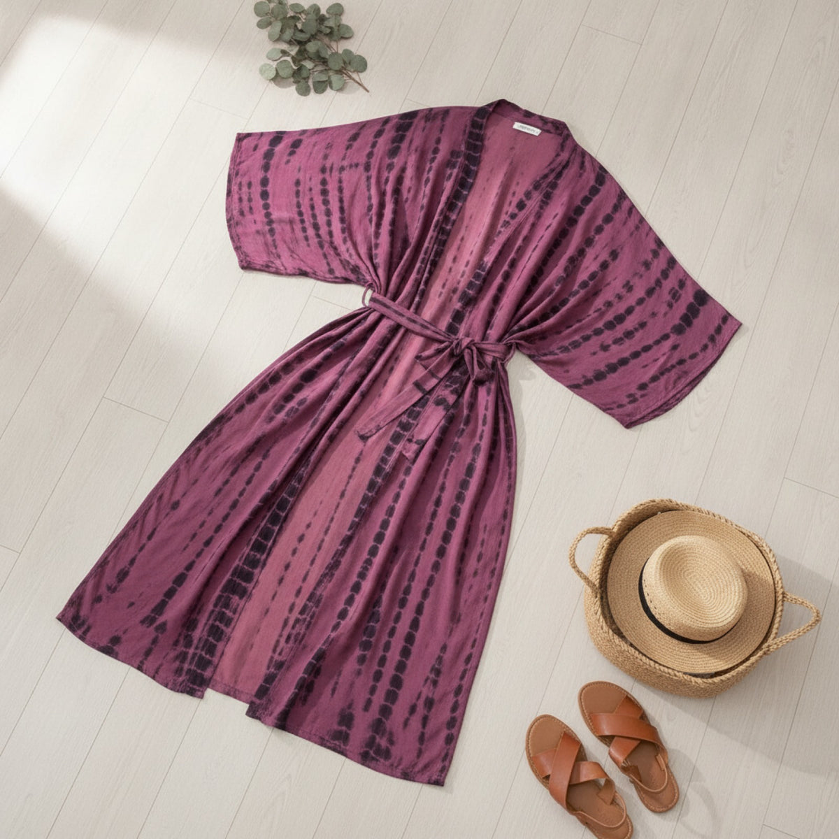 Kimono Long Bohème Imprimé Fleuri pour Femme - LORYLEI