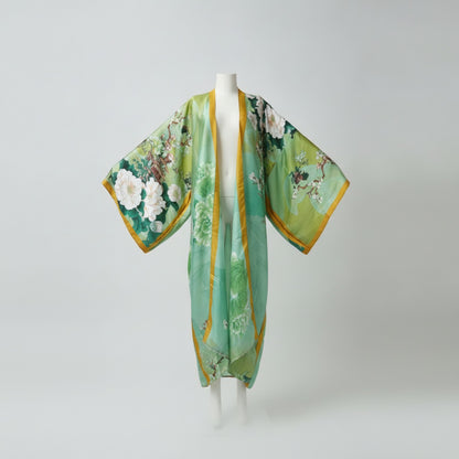 Kimono Long Bohème Imprimé Polyester Femme - Style Young & Chic