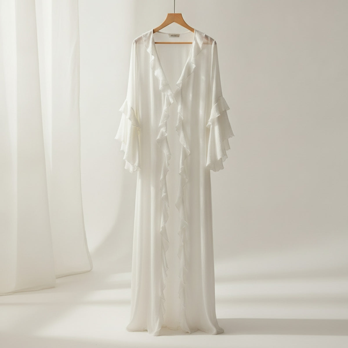 Kimono Long Plage Femme Léger et Transparent - Style Bohème Chic