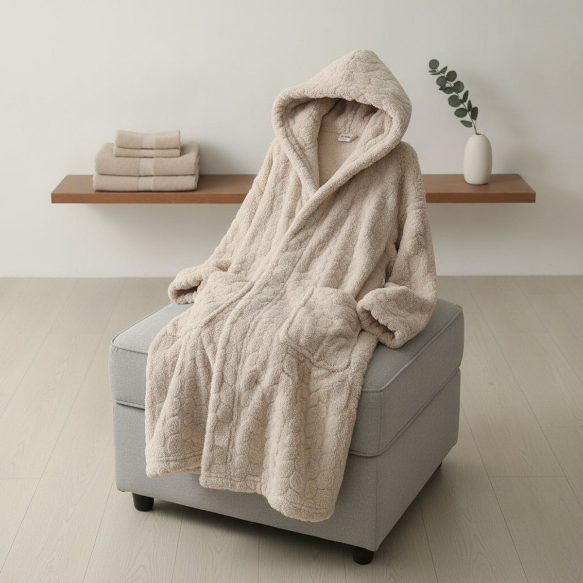 Kimono Peignoir Polaire Femme - Doux et Chaud pour l'Hiver