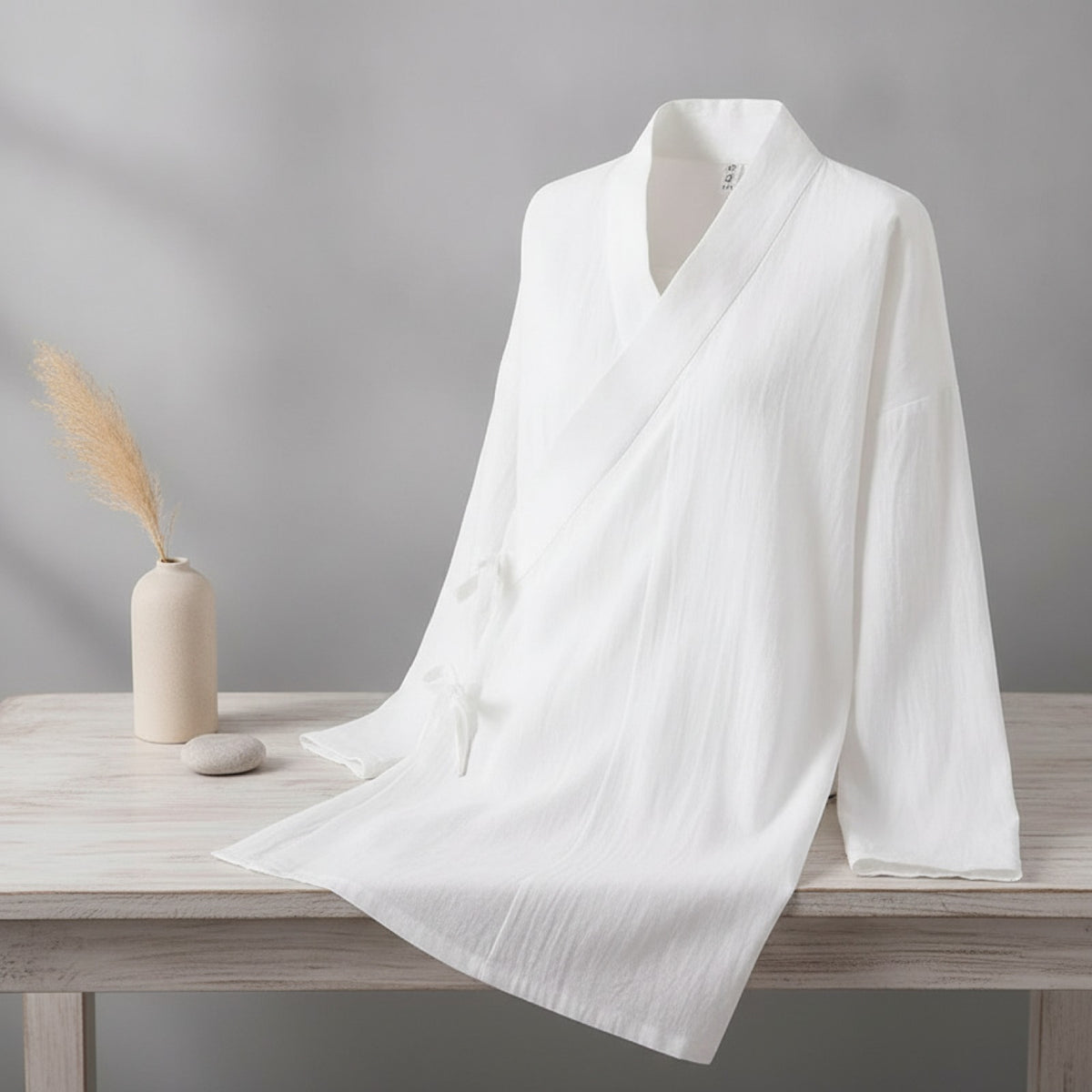 Kimono Homme Casual Asyabuykal en Coton et Polyester