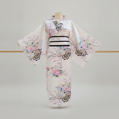 Kimono Traditionnel Femme Léger en Coton et Polyester