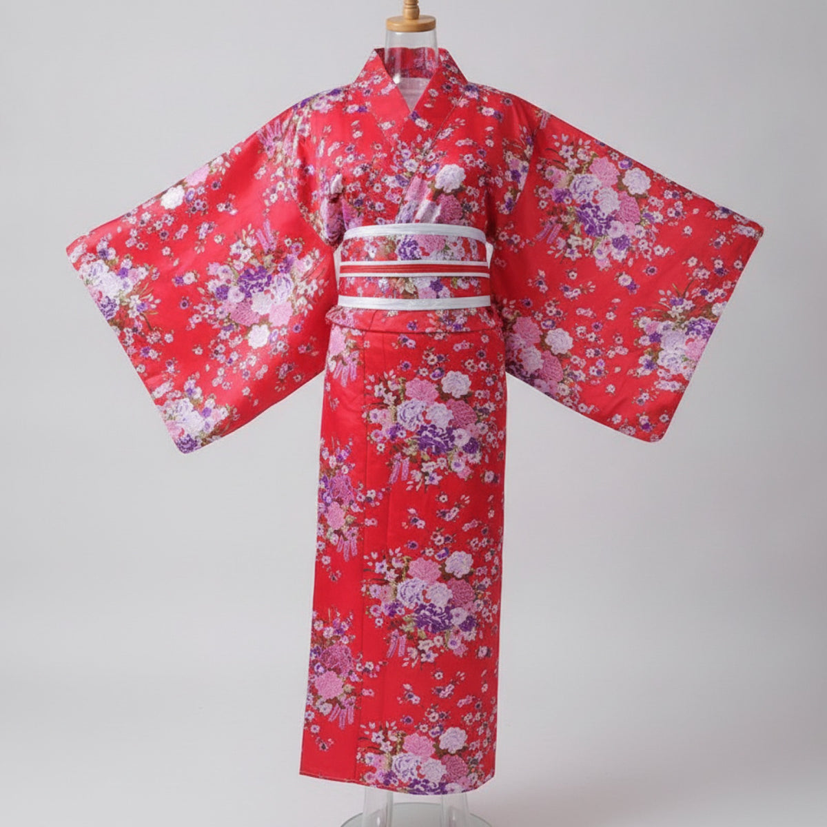 Kimono Traditionnel Femme en Coton et Polyester - Style Japonais