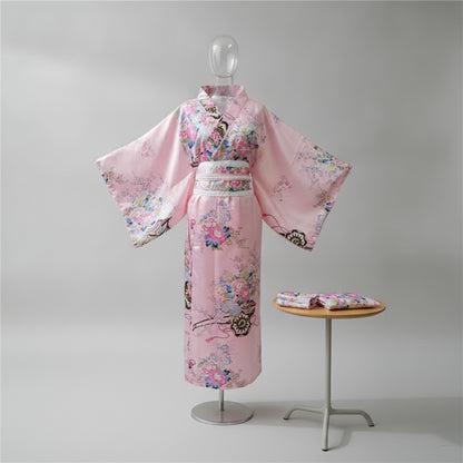 Kimono Femme Traditionnel Japonais - Coton & Polyester Léger