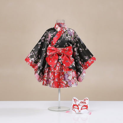 Kimono Traditionnel Fille Jsoffien - Style Japonais Authentique