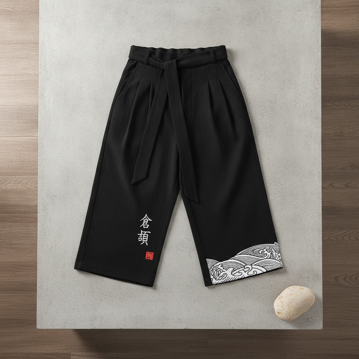 Pantalon Court Homme en Coton Style Japonais TTXI