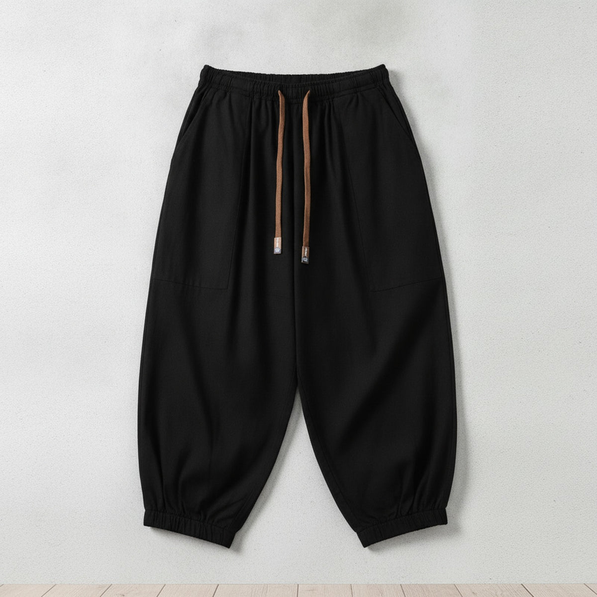 Pantalon Sarouel Homme Casual en Coton - Style Coréen