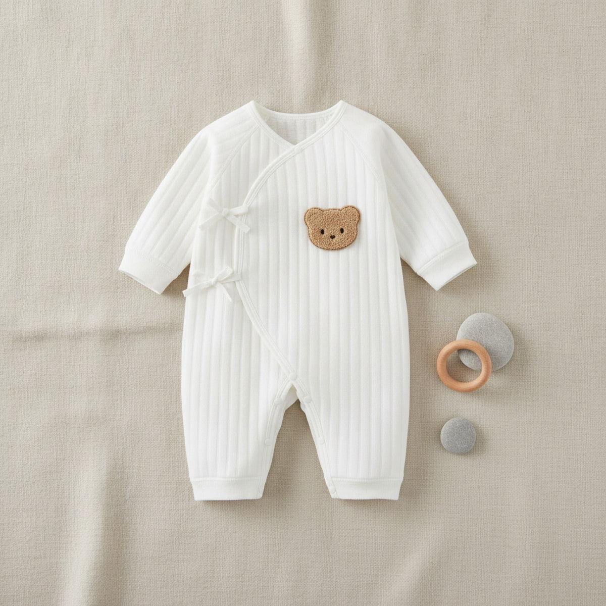 Pyjama Bébé Unisexe en Coton Motif Animal - Doux et Confortable