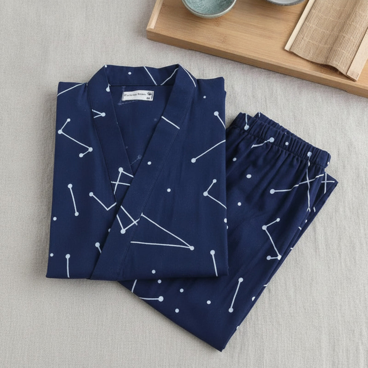 Pyjama Femme 100% Coton Court Manches Imprimé Seeyoushy
