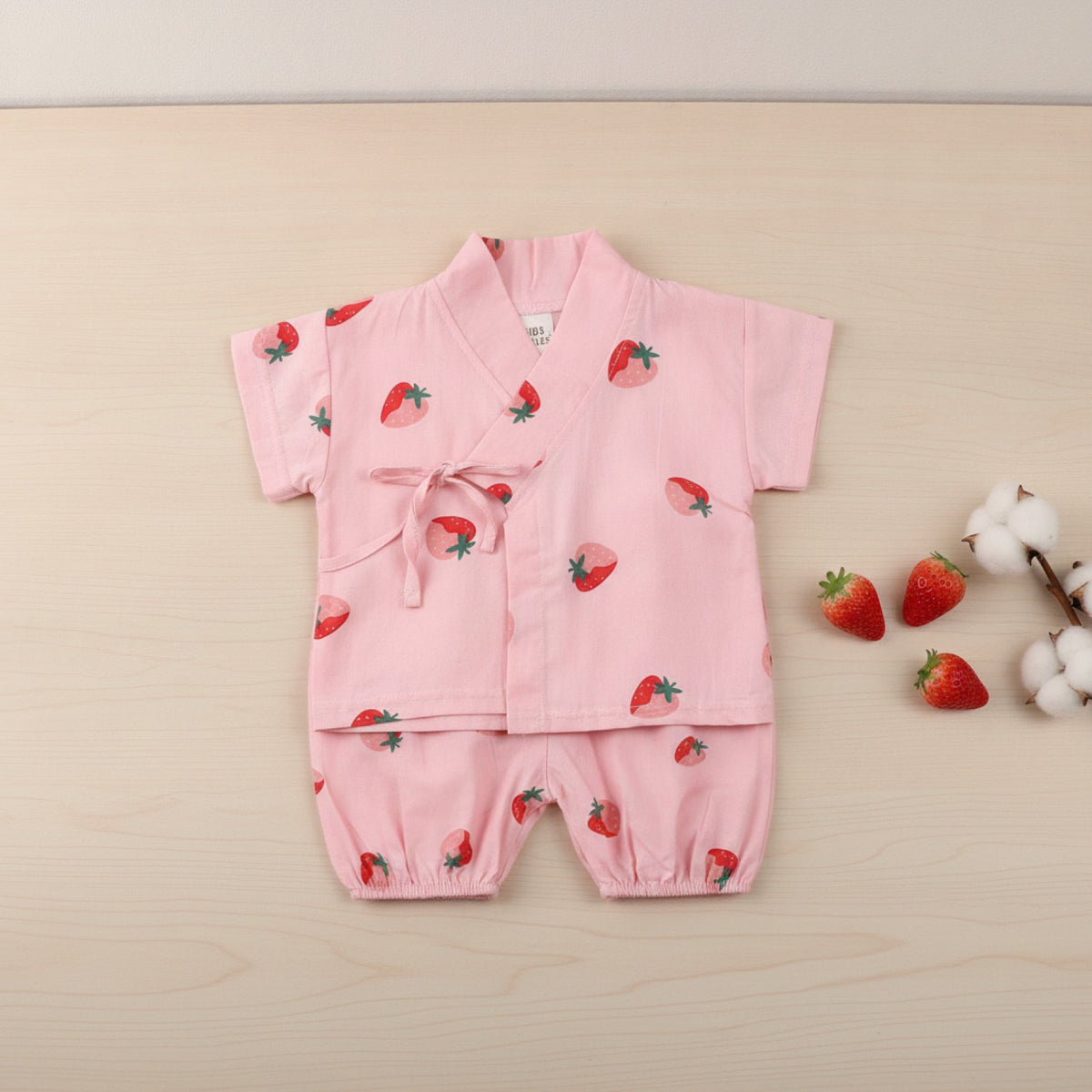 Ensemble Pyjama Bébé Fille Été en Coton Doux - Kids Tales