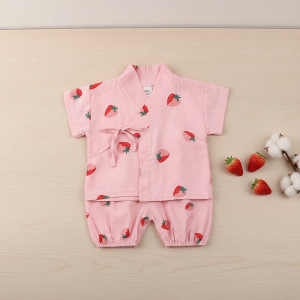 Ensemble Pyjama Bébé Fille Été en Coton Doux - Kids Tales