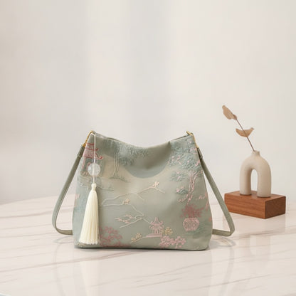 Sac Bandoulière Femme en Soie - Style Mode