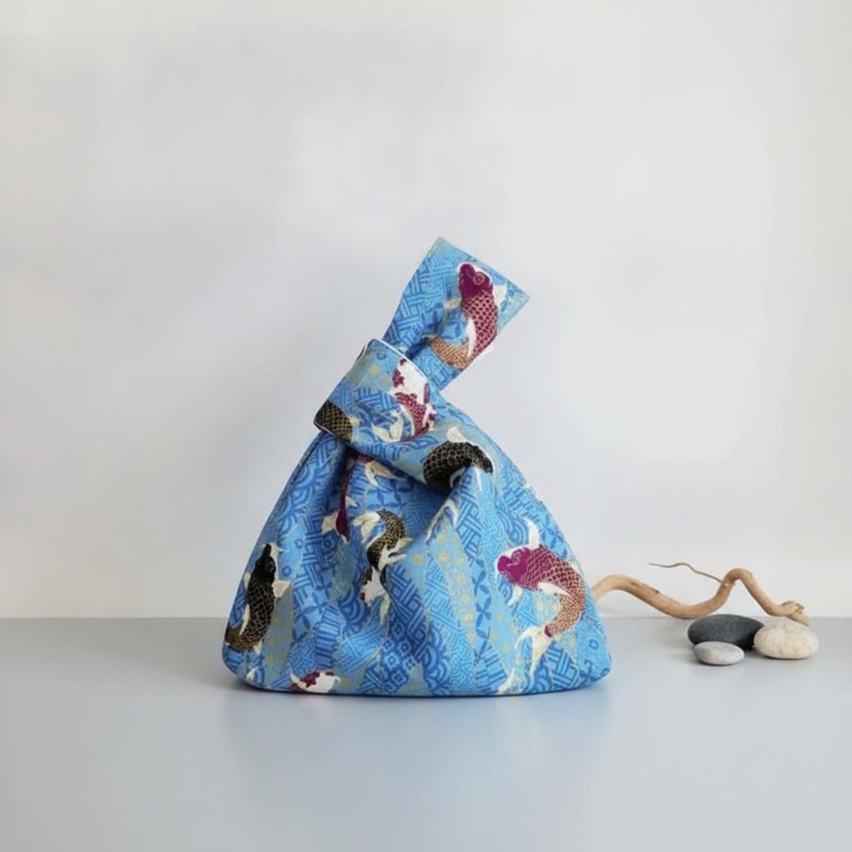 Sac Japonais en Toile - Style Authentique, Imprimé Animalier