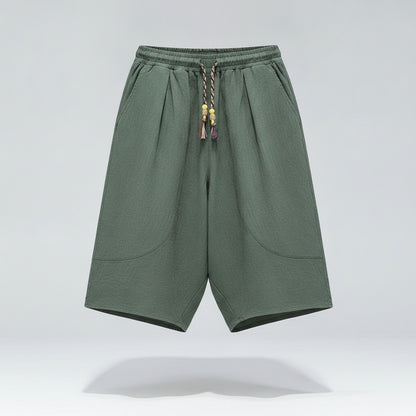 Short Homme Style Chinois Casual Printemps/Été